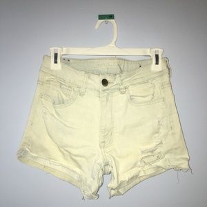 American Eagle Light Wash Jean Shorts